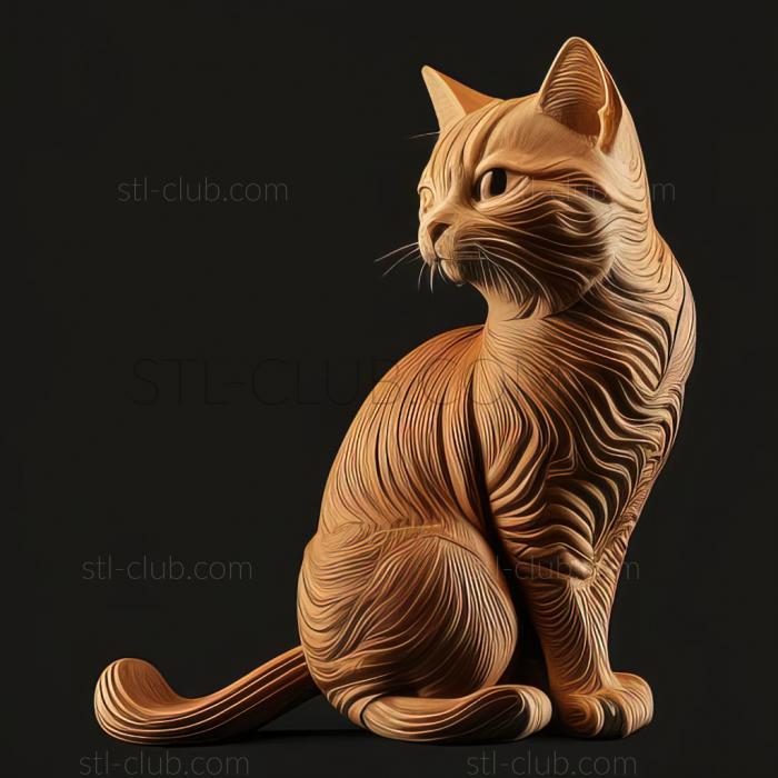 st American Shorthair cat